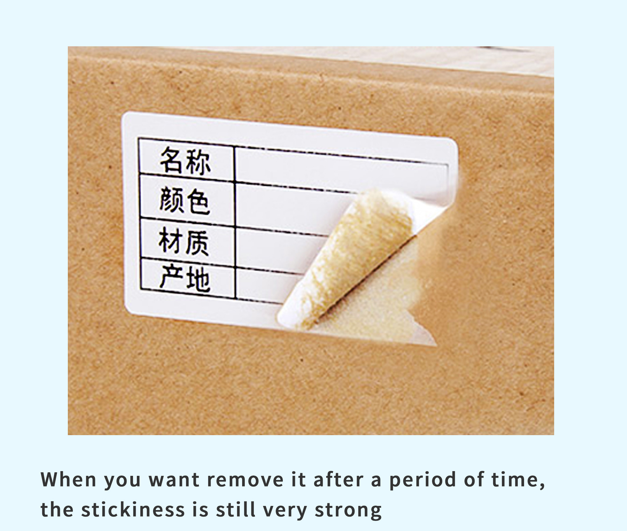 Self Adhesive Thermal1 Paper Waybill စတစ်ကာ Thermal Shipping Label စတစ်ကာ (၇) ခု၊
