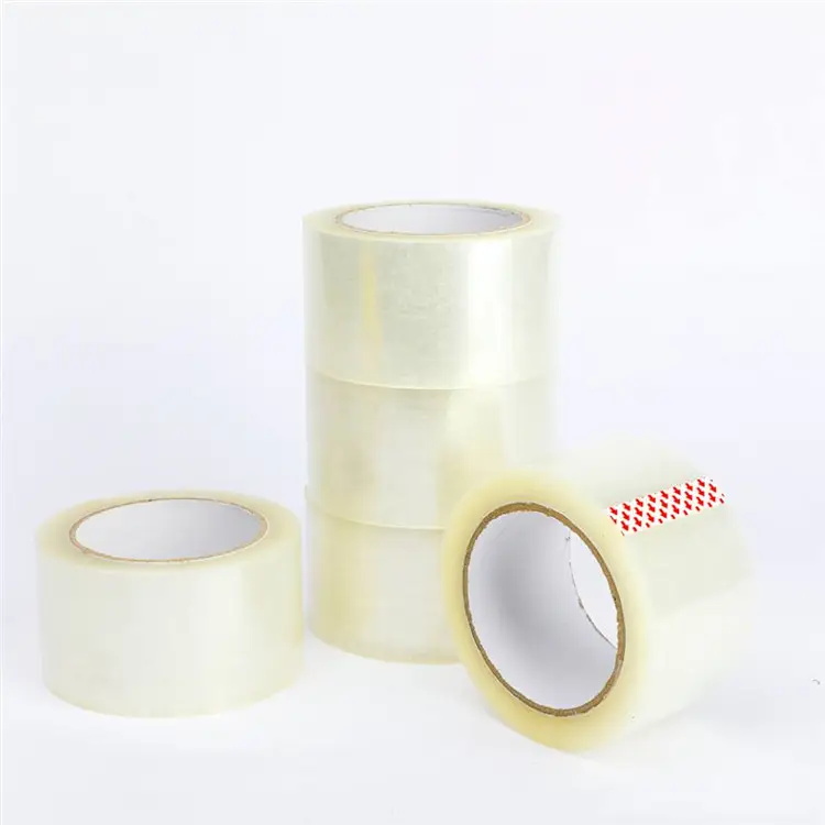Nastro di imballaggio adesivo Bopp trasparente per sigillatura di cartone (1)