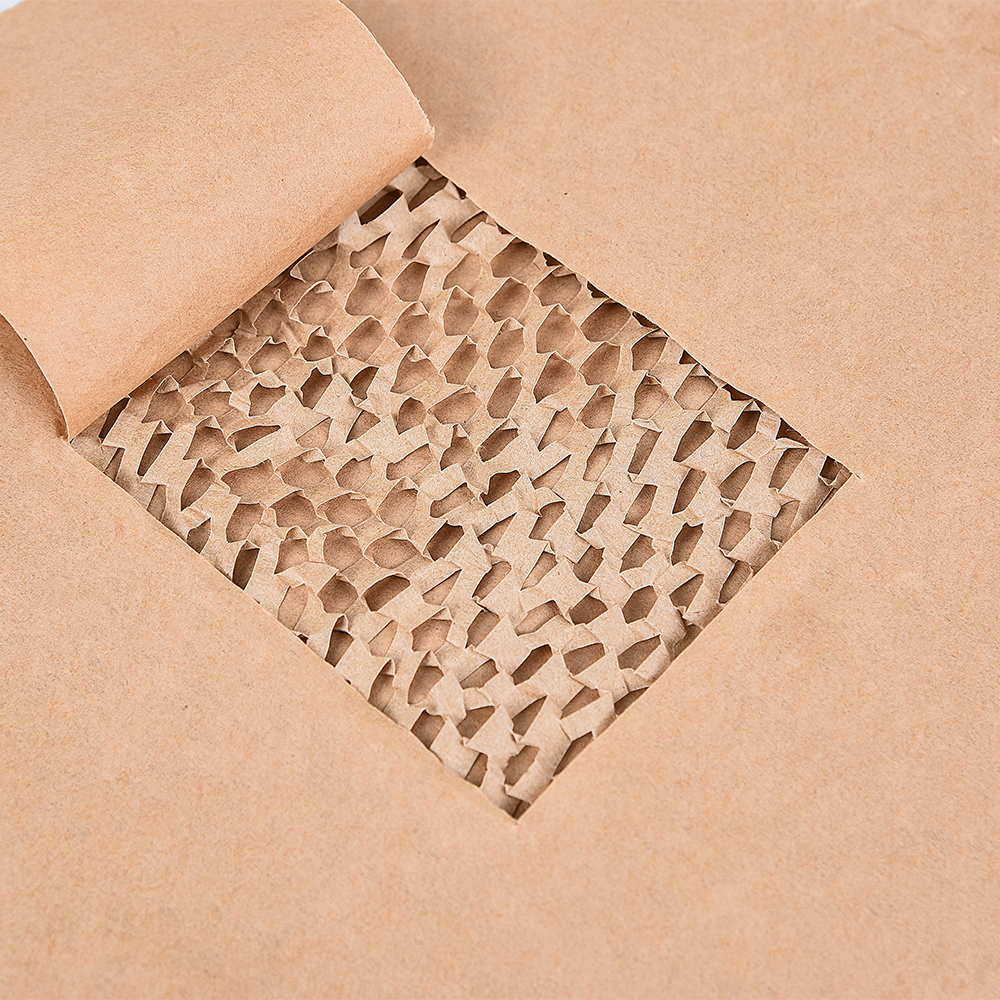 I-Compostable Kraft Honeycomb Packed Packaging Pouches (3)