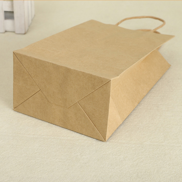 Kraftpapier-papieren zakken met draaihandvat (4)