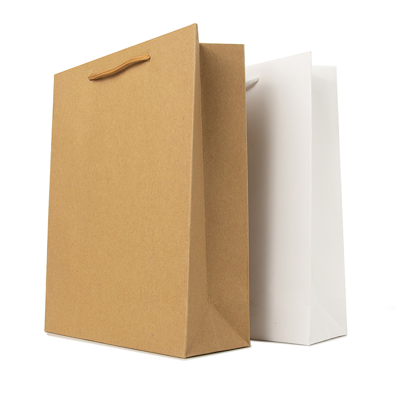 bolsa de papel branco