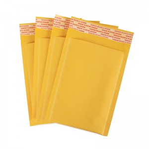 gold kraft bubble mailer