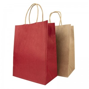 https://www.zxeco-packaging.com/ brown-kraft-paper-gift-bags-bulk-with-twist-handle-paper-carrier-bags-product/