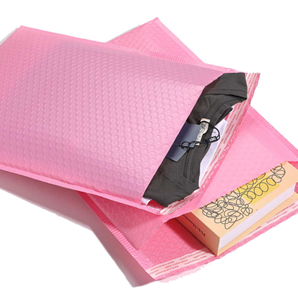 pink bubble mailer