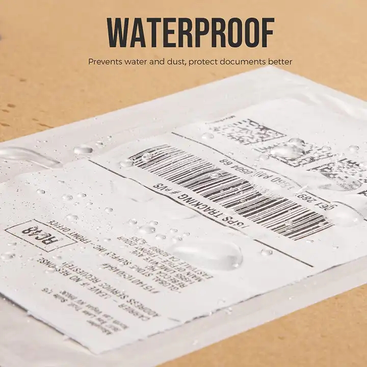 waterproof packing list envelope